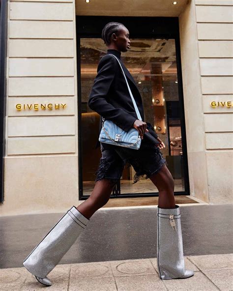 givenchy shark boot lock|denim givenchy shark boots.